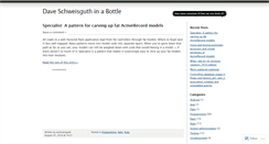 Desktop Screenshot of daveinabottle.schweisguth.org